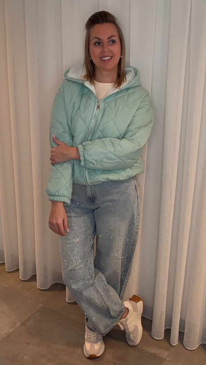 KAATJE BARREL JEANS MET STRASS