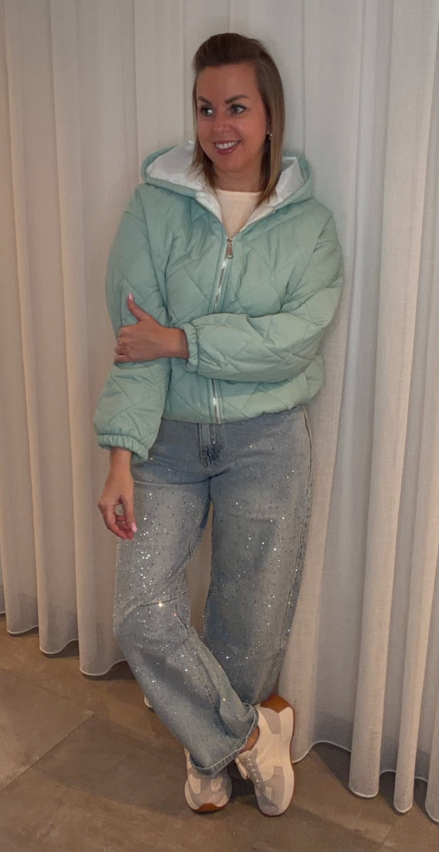 KAATJE BARREL JEANS MET STRASS