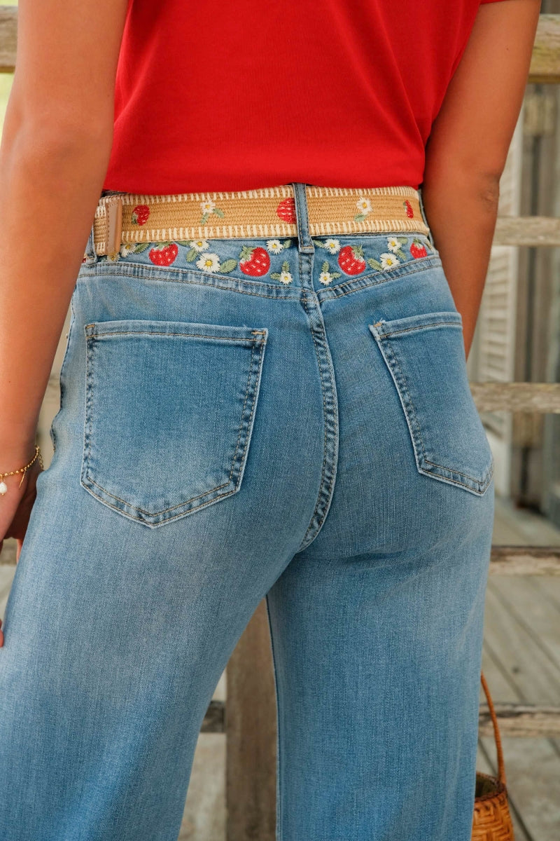 FALLON WIDE LEG JEANS