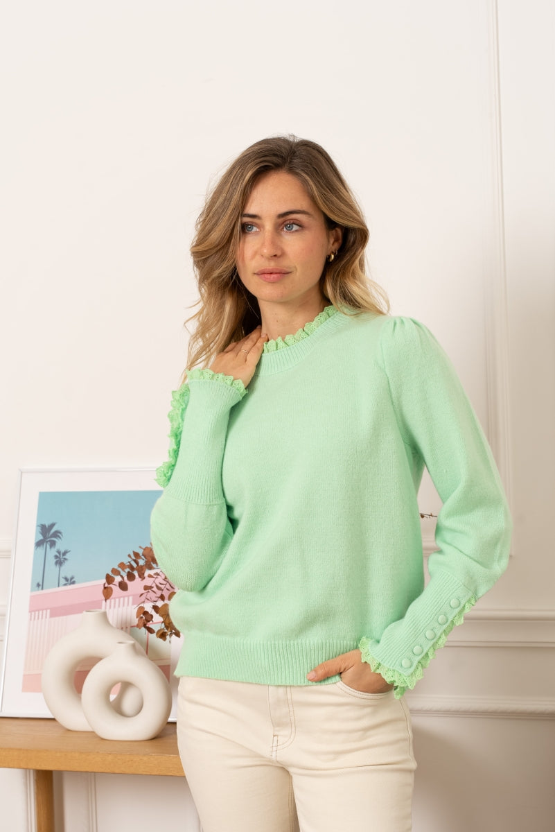 HOPE TU PULL MINT GROEN