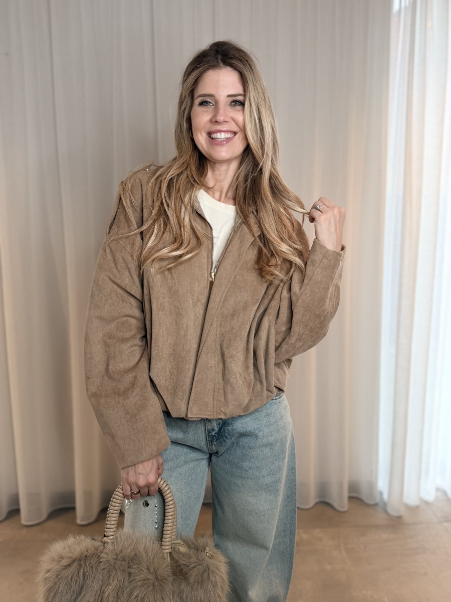 ANNELOU OVERSIZED JASJE BEIGE