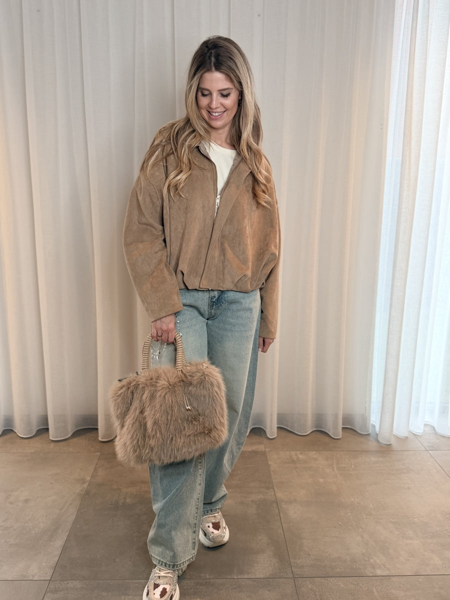 ANNELOU OVERSIZED JASJE BEIGE